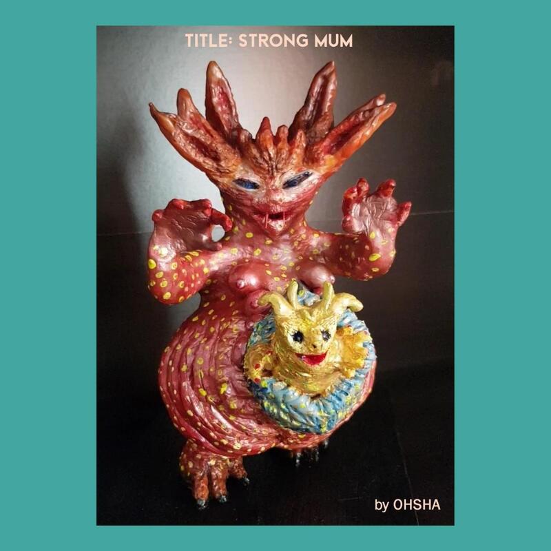 image of a sculpture by Ohsha called Strong Mum